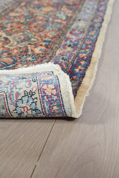 Tappeto Kerman Antico Persiano Autentico | Annodato a Mano 401x271cm - CarpetLiving