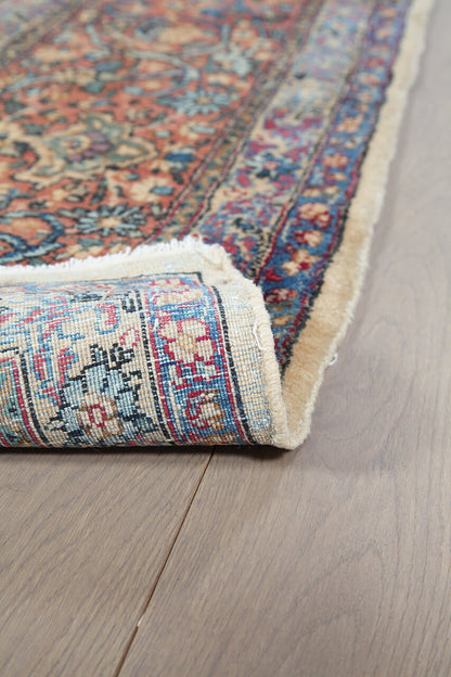 Tappeto Kerman Antico Persiano Autentico | Annodato a Mano 401x271cm