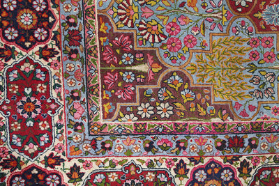 Tappeto Kerman Antico Persiano Autentico | Annodato a Mano 403x288cm - CarpetLiving