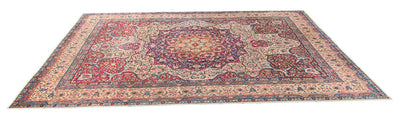Tappeto Kerman Antico Persiano Autentico | Annodato a Mano 397x291cm - CarpetLiving