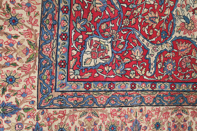 Tappeto Kerman Antico Persiano Autentico | Annodato a Mano 397x291cm - CarpetLiving