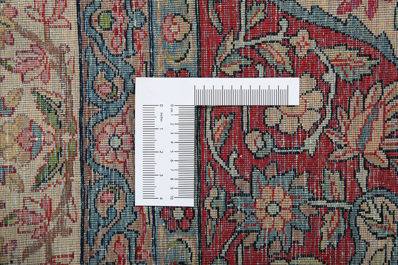 Tappeto Kerman Antico Persiano Autentico | Annodato a Mano 397x291cm