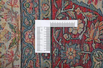 Tappeto Kerman Antico Persiano Autentico | Annodato a Mano 397x291cm - CarpetLiving