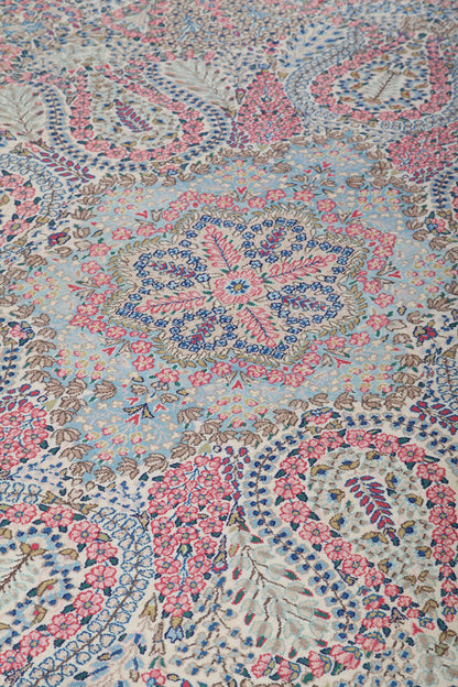 Tappeto Kerman Antico Persiano Autentico | Annodato a Mano 391x295cm