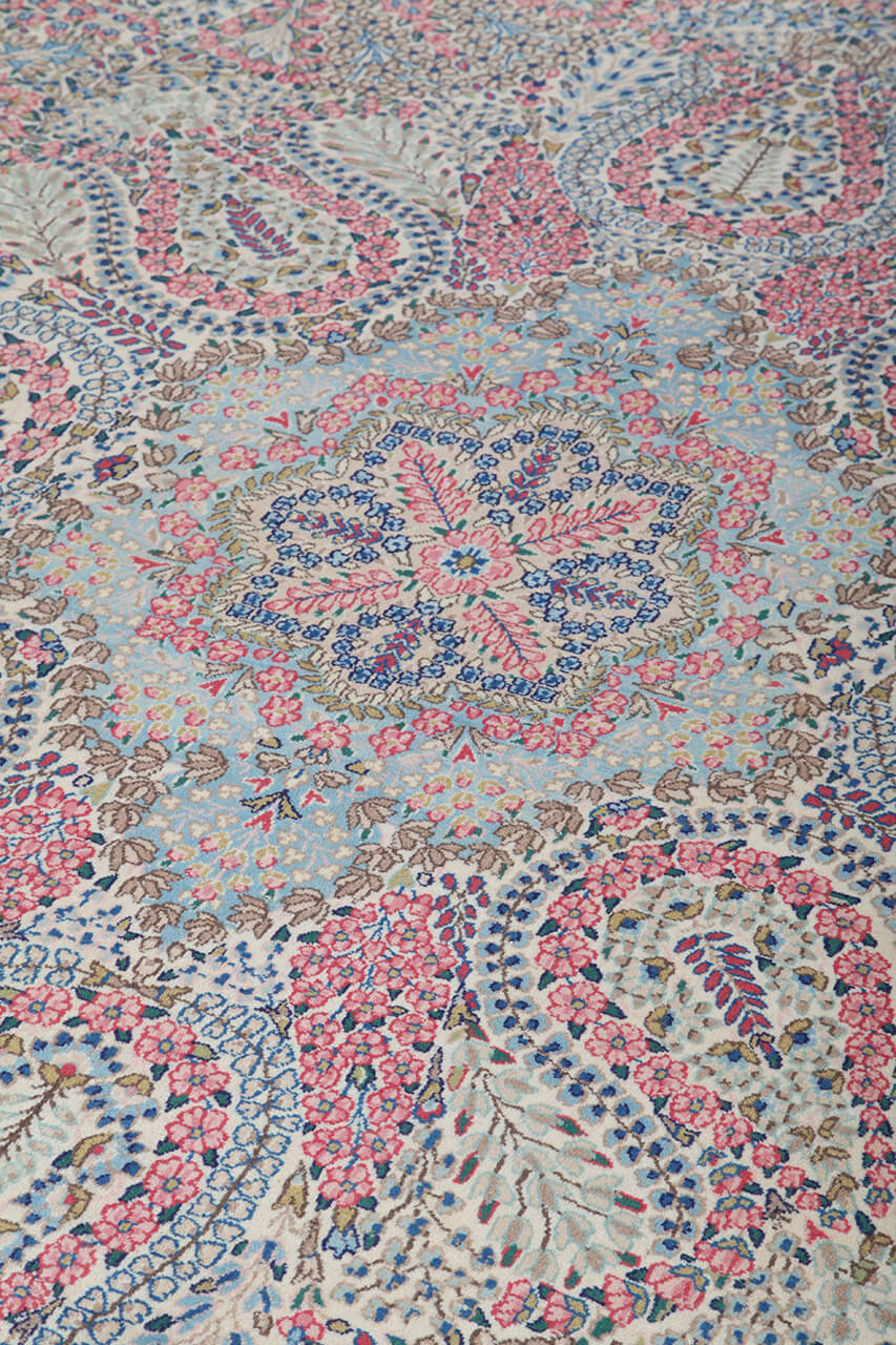 Tappeto Kerman Antico Persiano Autentico | Annodato a Mano 391x295cm