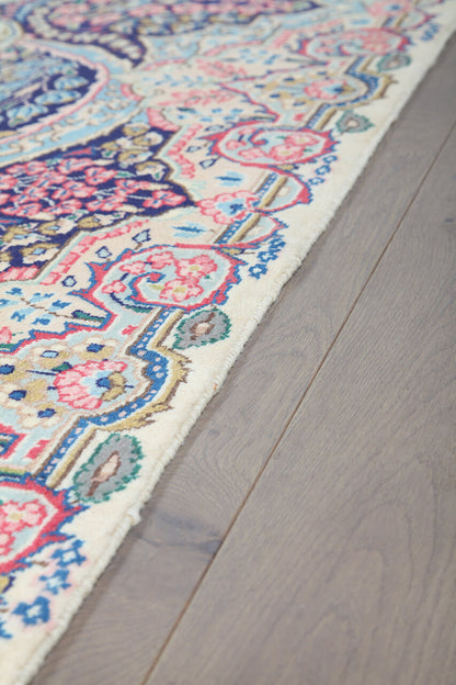 Tappeto Kerman Antico Persiano Autentico | Annodato a Mano 391x295cm