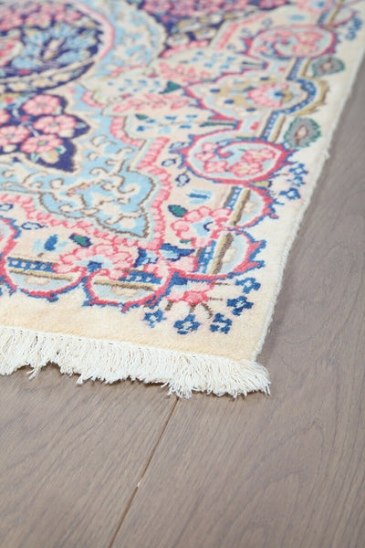 Tappeto Kerman Antico Persiano Autentico | Annodato a Mano 391x295cm - CarpetLiving