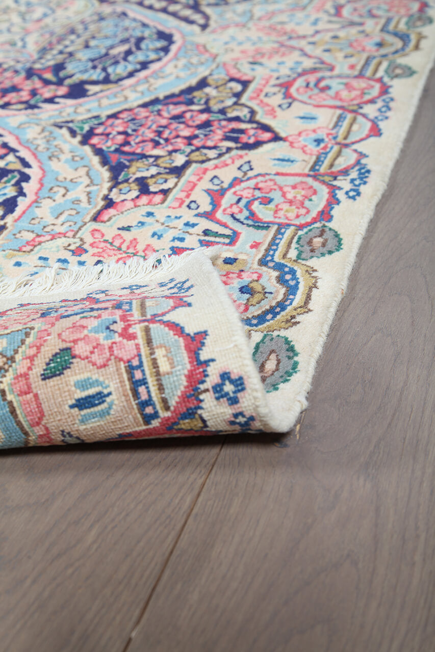 Tappeto Kerman Antico Persiano Autentico | Annodato a Mano 391x295cm