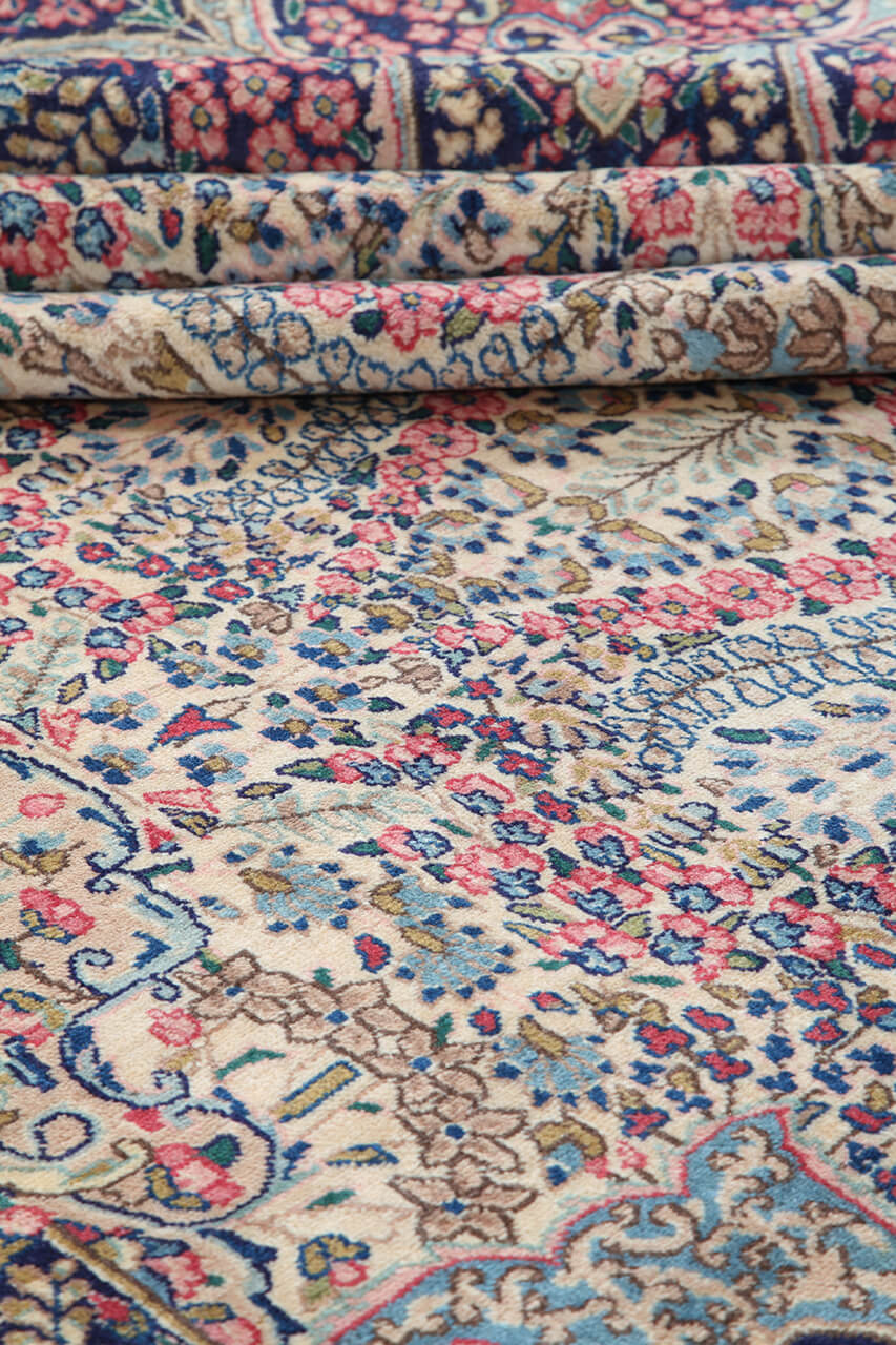 Tappeto Kerman Antico Persiano Autentico | Annodato a Mano 391x295cm