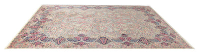 Tappeto Kerman Antico Persiano Autentico | Annodato a Mano 391x295cm - CarpetLiving