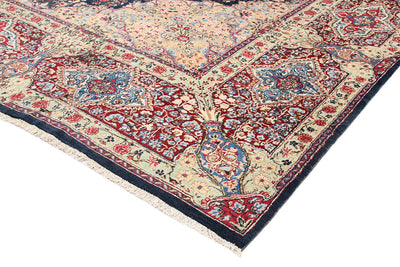Tappeto Kerman Antico Persiano Autentico | Annodato a Mano 411x301cm - CarpetLiving