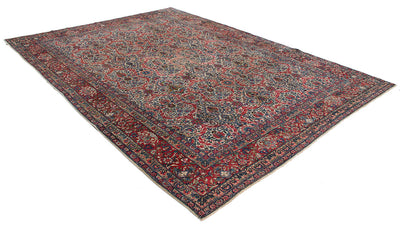 Tappeto Kerman Antico Persiano Autentico | Annodato a Mano 367x272cm - CarpetLiving
