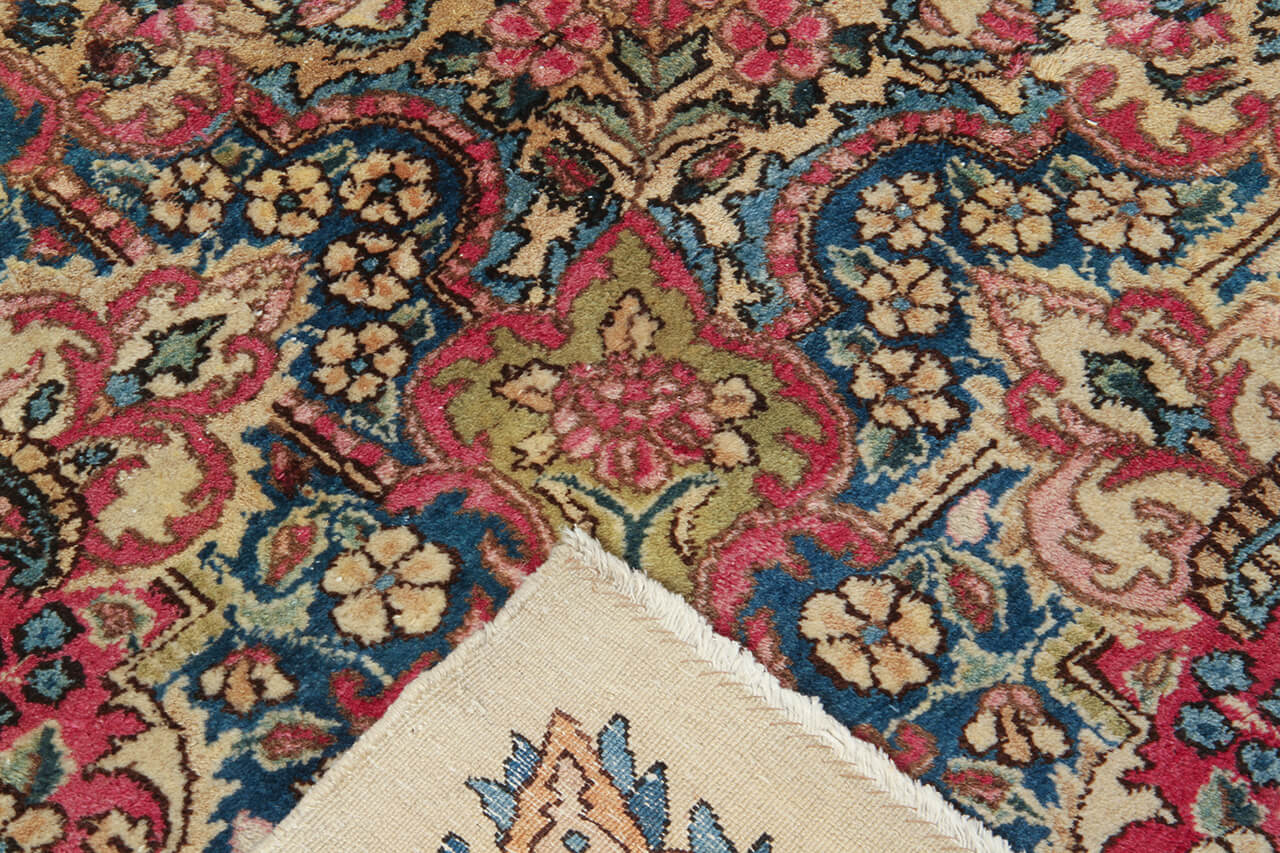 Tappeto Kerman Antico Persiano Autentico | Annodato a Mano 642x339cm