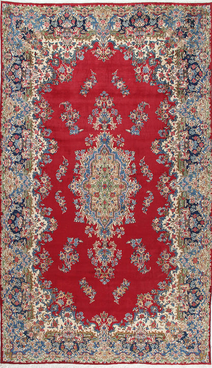 Tappeto Kerman Antico Persiano Autentico | Annodato a Mano 511x301cm