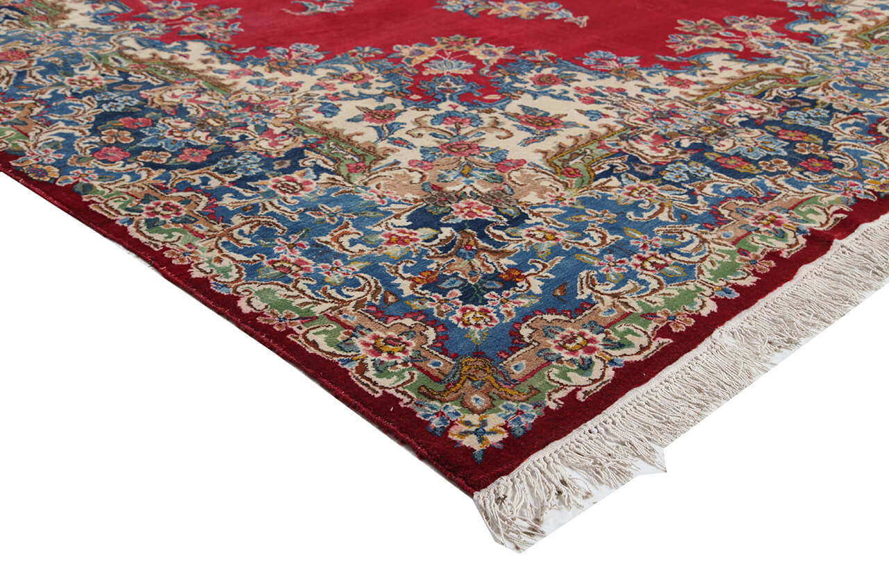 Tappeto Kerman Antico Persiano Autentico | Annodato a Mano 511x301cm