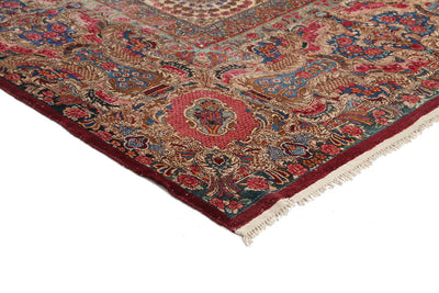 Tappeto Kerman Antico Persiano Autentico | Annodato a Mano 611x338cm