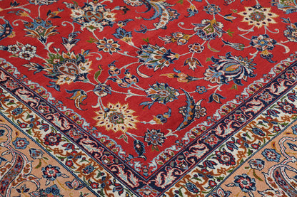 Tappeto Isfahan Antico Persiano Autentico | Annodato a Mano 485x307cm