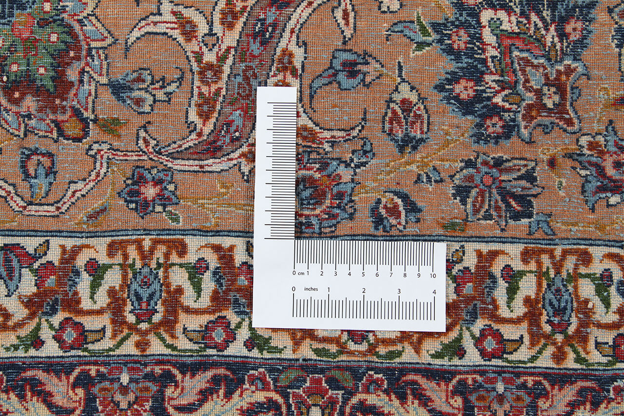 Tappeto Isfahan Antico Persiano Autentico | Annodato a Mano 485x307cm