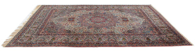 Tappeto Kerman Antico Persiano Autentico | Annodato a Mano 369x265cm - CarpetLiving