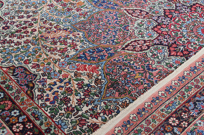 Tappeto Kerman Antico Persiano Autentico | Annodato a Mano 369x265cm