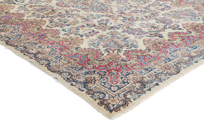 Tappeto Kerman Antico Persiano Autentico | Annodato a Mano 281x181cm