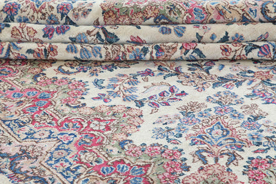 Tappeto Kerman Antico Persiano Autentico | Annodato a Mano 281x181cm - CarpetLiving