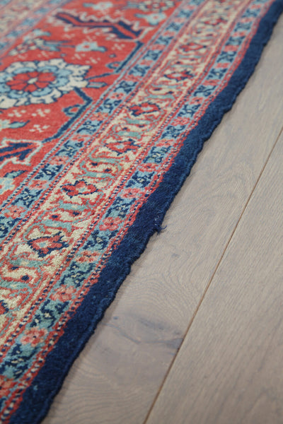 Tappeto Farahan Antico Persiano Autentico | Annodato a Mano 371x301cm