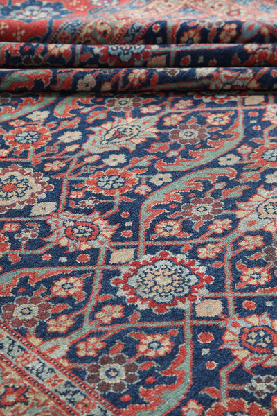 Tappeto Farahan Antico Persiano Autentico | Annodato a Mano 371x301cm