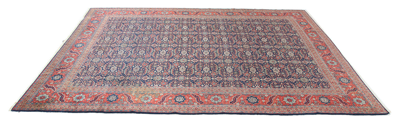 Authentic Antique Persian Farahan Rug | Hand-Knotted 371x301cm