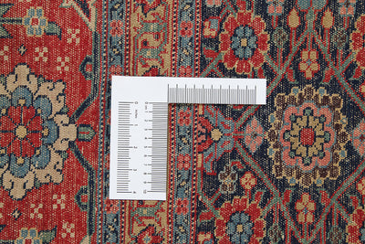 Tappeto Farahan Antico Persiano Autentico | Annodato a Mano 371x301cm