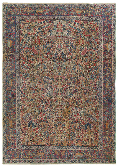 Authentic Antique Persian Kerman Rug | Hand-Knotted 291x208cm