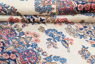 Tappeto Kerman Antico Persiano Autentico | Annodato a Mano 227x114cm - CarpetLiving
