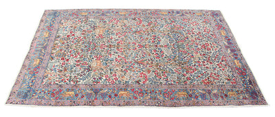 Tappeto Kerman Antico Persiano Autentico | Annodato a Mano 201x128cm - CarpetLiving