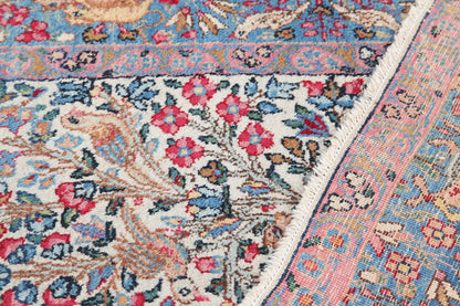 Tappeto Kerman Antico Persiano Autentico | Annodato a Mano 201x128cm