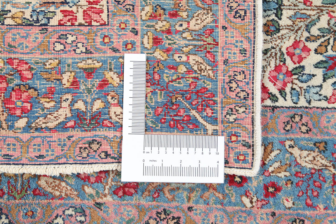 Tappeto Kerman Antico Persiano Autentico | Annodato a Mano 201x128cm