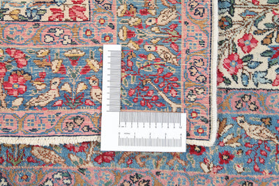 Tappeto Kerman Antico Persiano Autentico | Annodato a Mano 201x128cm - CarpetLiving