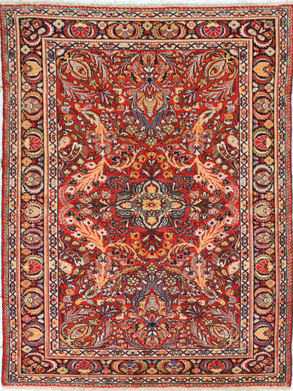 Tappeto Lillian Antico Persiano Autentico | Annodato a Mano 197x143cm