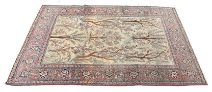 Authentic Antique Persian Isfahan Rug | Hand-Knotted 201x131cm