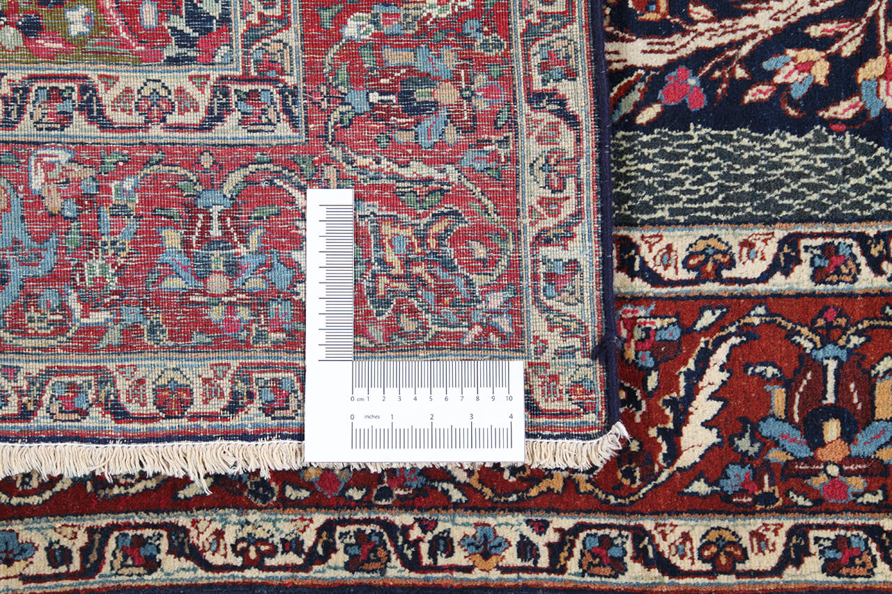 Tappeto Kerman Antico Persiano Autentico | Annodato a Mano 206x133cm