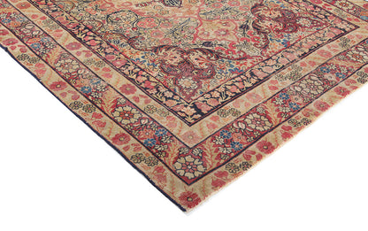 Tappeto Kerman Antico Persiano Autentico | Annodato a Mano 181x121cm