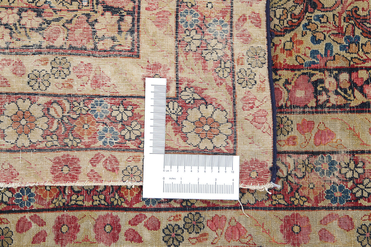 Tappeto Kerman Antico Persiano Autentico | Annodato a Mano 181x121cm