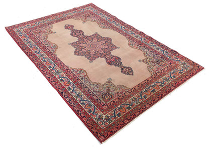 Tappeto Kerman Antico Persiano Autentico | Annodato a Mano 209x141cm