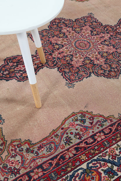 Tappeto Kerman Antico Persiano Autentico | Annodato a Mano 209x141cm