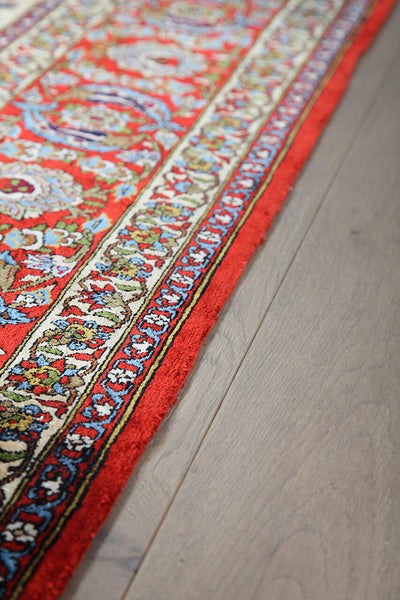 Authentic Antique Persian Isfahan Rug | Hand-Knotted 190x140cm