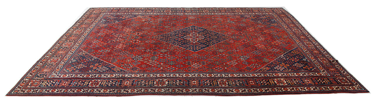 Tappeto Meime Antico Persiano Autentico | Annodato a Mano 430x320cm