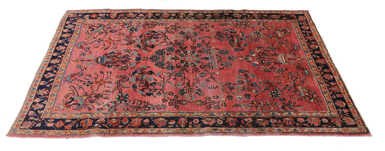 Tappeto Lillian Antico Persiano Autentico | Annodato a Mano 201x134cm