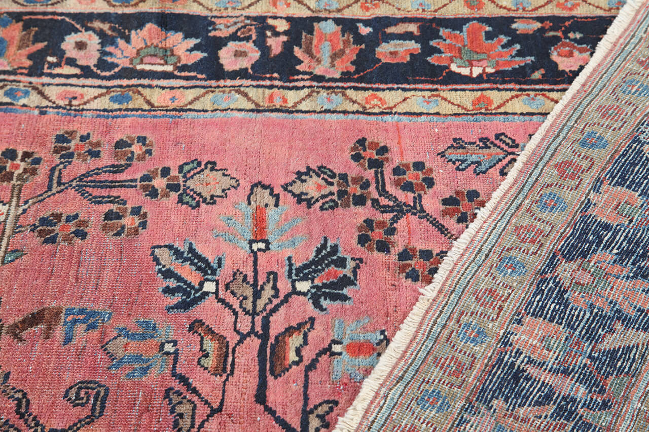 Tappeto Lillian Antico Persiano Autentico | Annodato a Mano 201x134cm