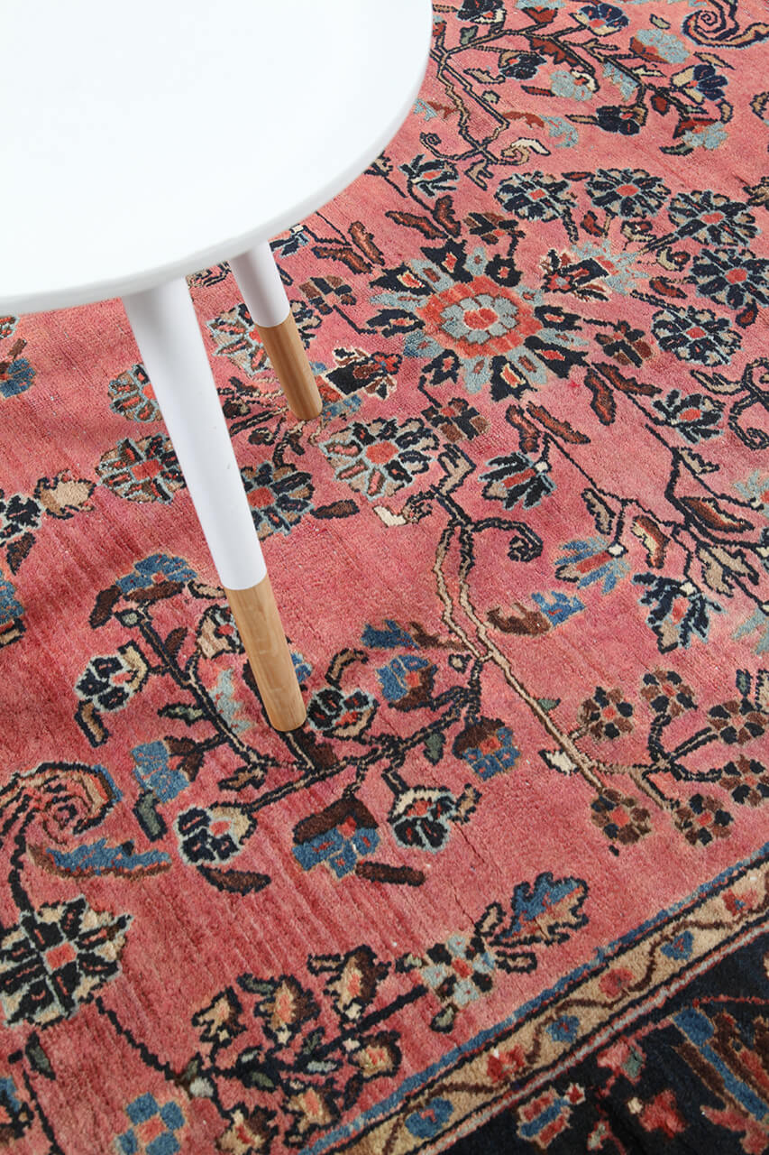 Tappeto Lillian Antico Persiano Autentico | Annodato a Mano 201x134cm