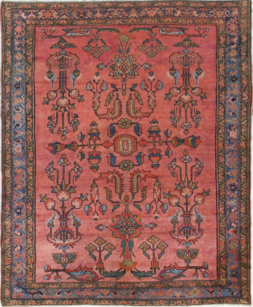 Tappeto Lillian Antico Persiano Autentico | Annodato a Mano 207x168cm