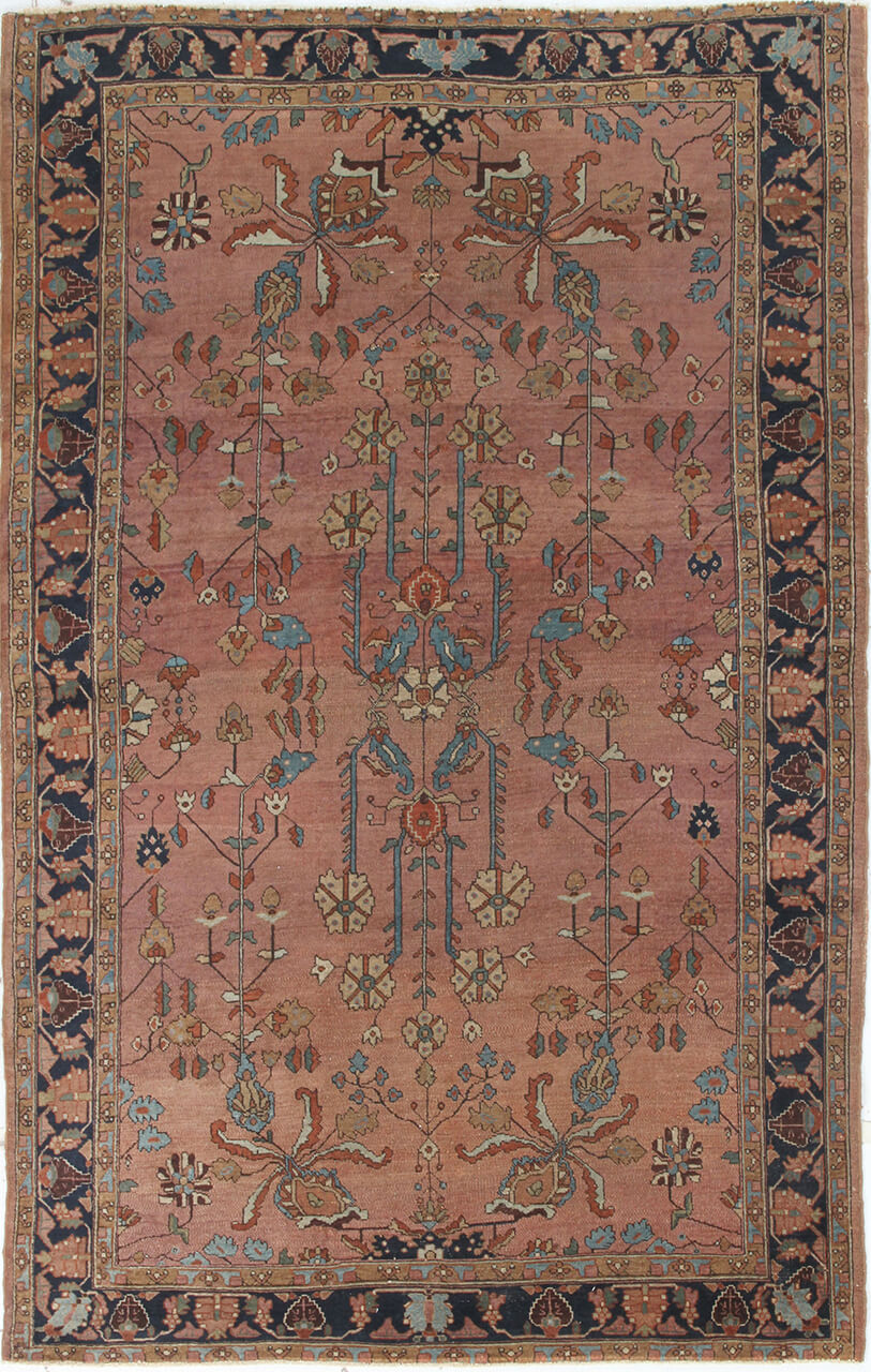 Tappeto Lillian Antico Persiano Autentico | Annodato a Mano 210x140cm